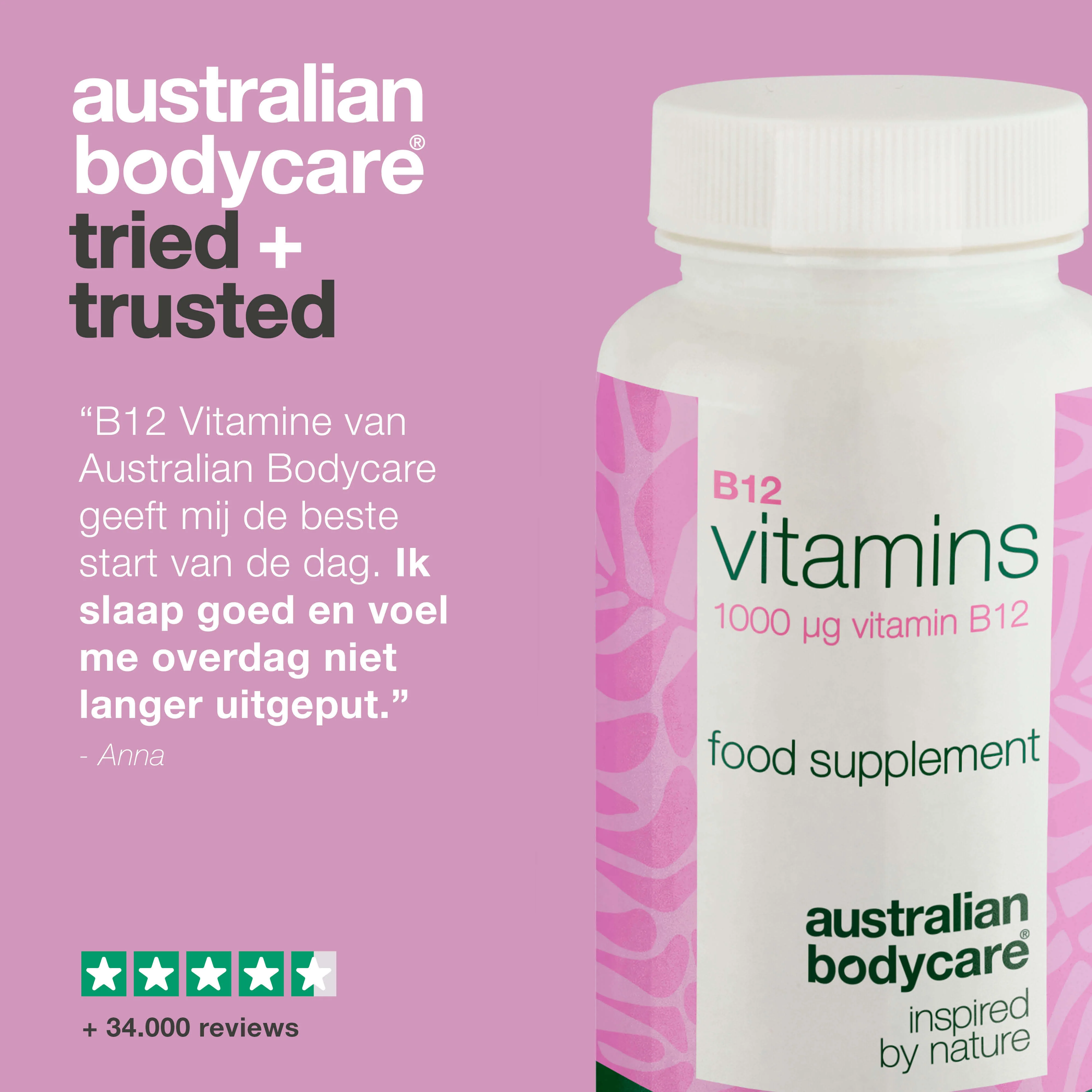 Vitamine B12 Voedingssupplementen– 90 Vegan Capsules, 1000 µg — Vitamine B12 met 1000 µg per capsule. 90 vegan capsules – ideaal voor 90 dagen. Ondersteunt energie en een plantaardig voedingspatroon. - Image 5
