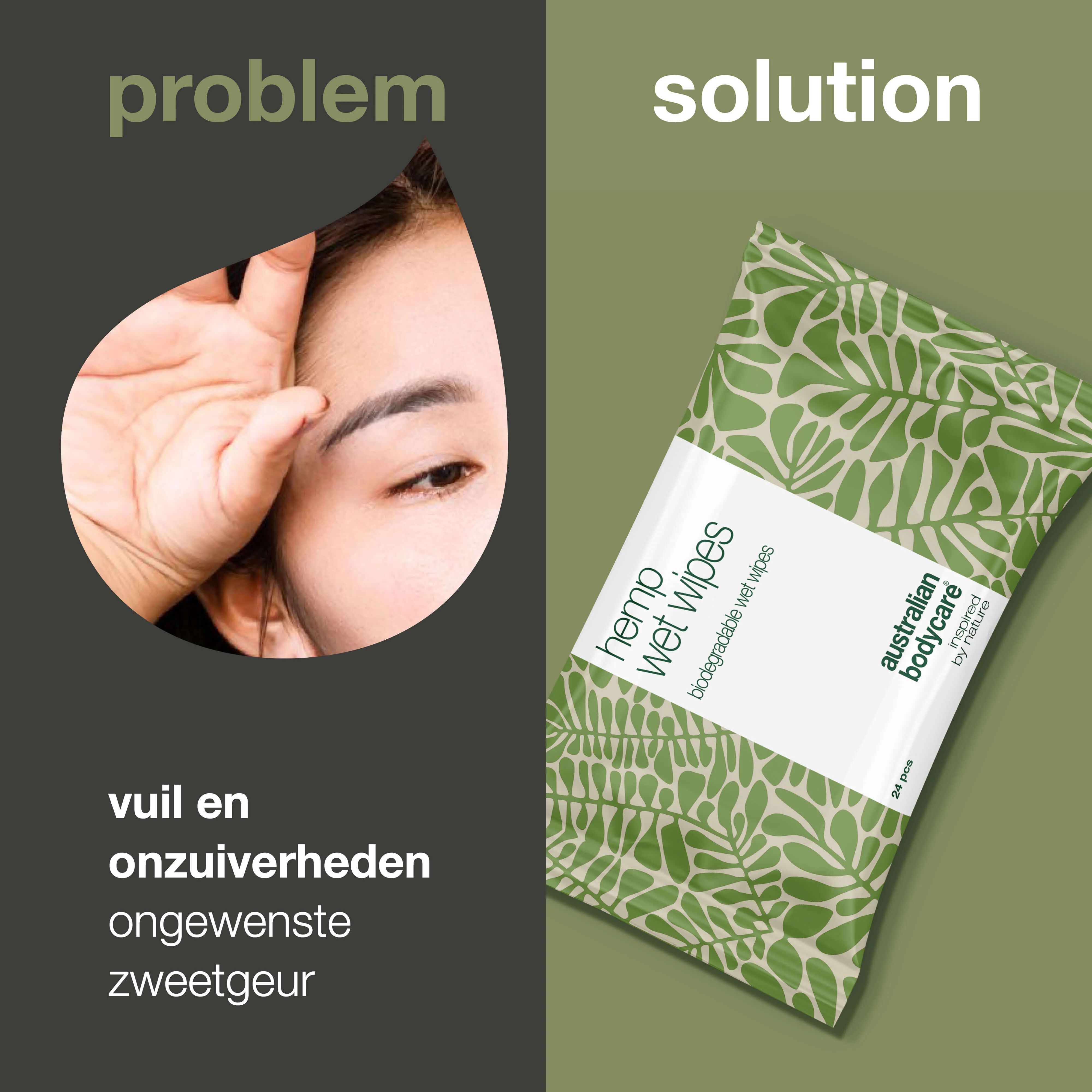 Reinigingsdoekjes – zachte verfrissing met hennep en aloë vera — Effectieve reinigingsdoekjes die de huid verfrissen en hydrateren. Met hennepzaadolie en aloë vera. Perfect voor gezicht en lichaam. - Image 2