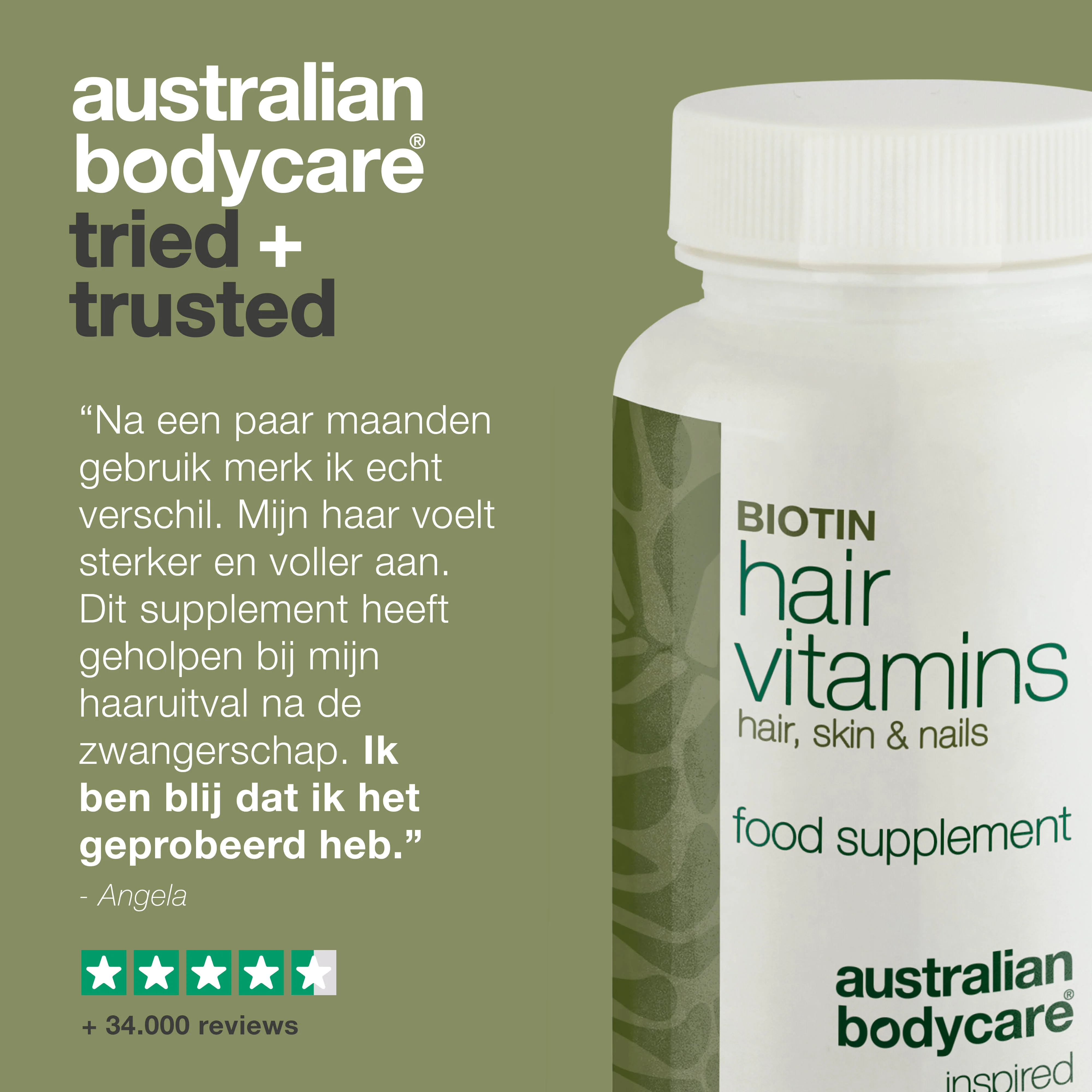 Voedingssupplement met Biotine — Helpt bij het in stand houden van normaal haar en kan gebruikt worden bij haaruitval - Image 5