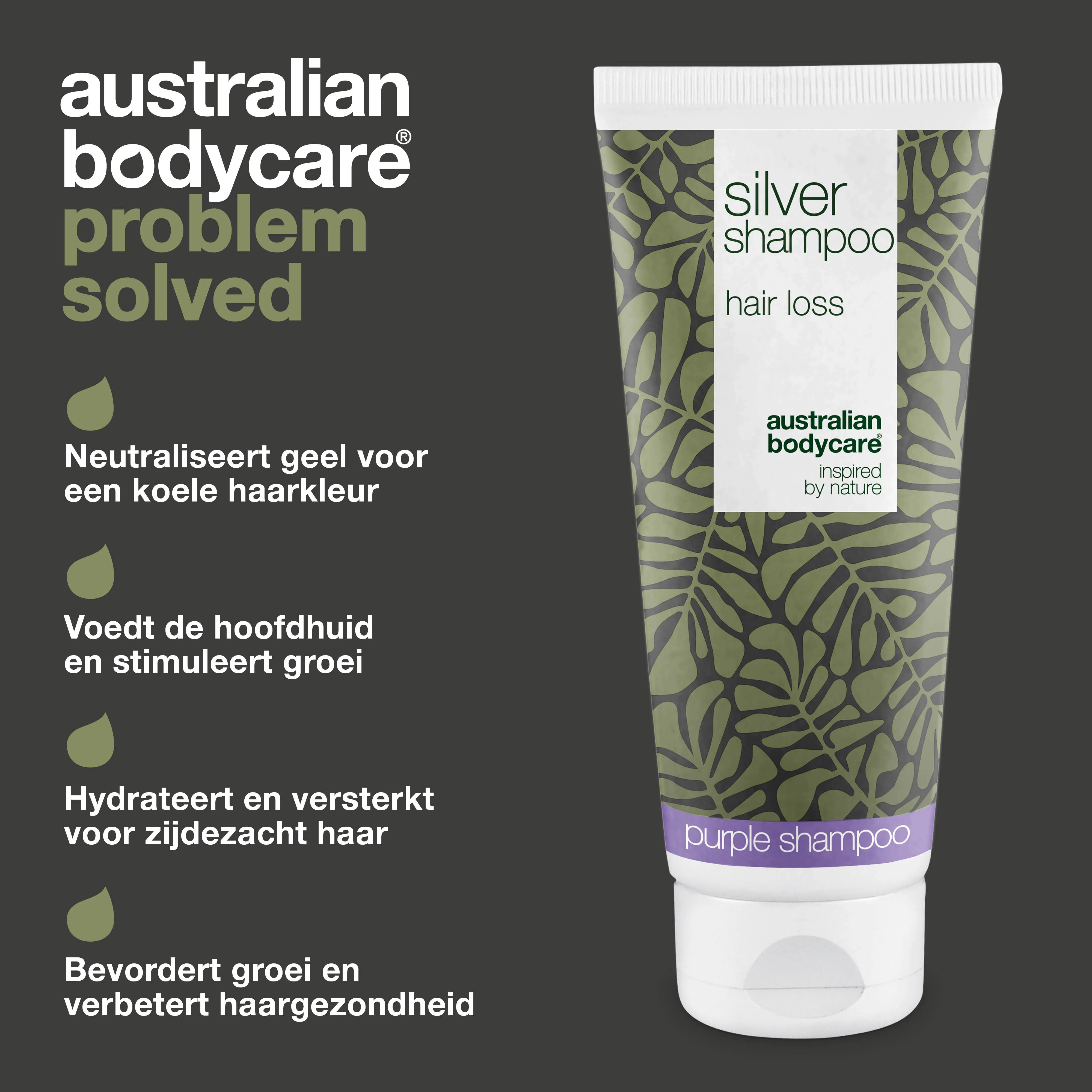 Silver Shampoo – Ondersteunt haargroei en verwijdert gele tonen — Neutraliseer gele tinten met Silver Shampoo. Versterkt en voedt het haar voor een stralende blonde of grijze look. - Image 3