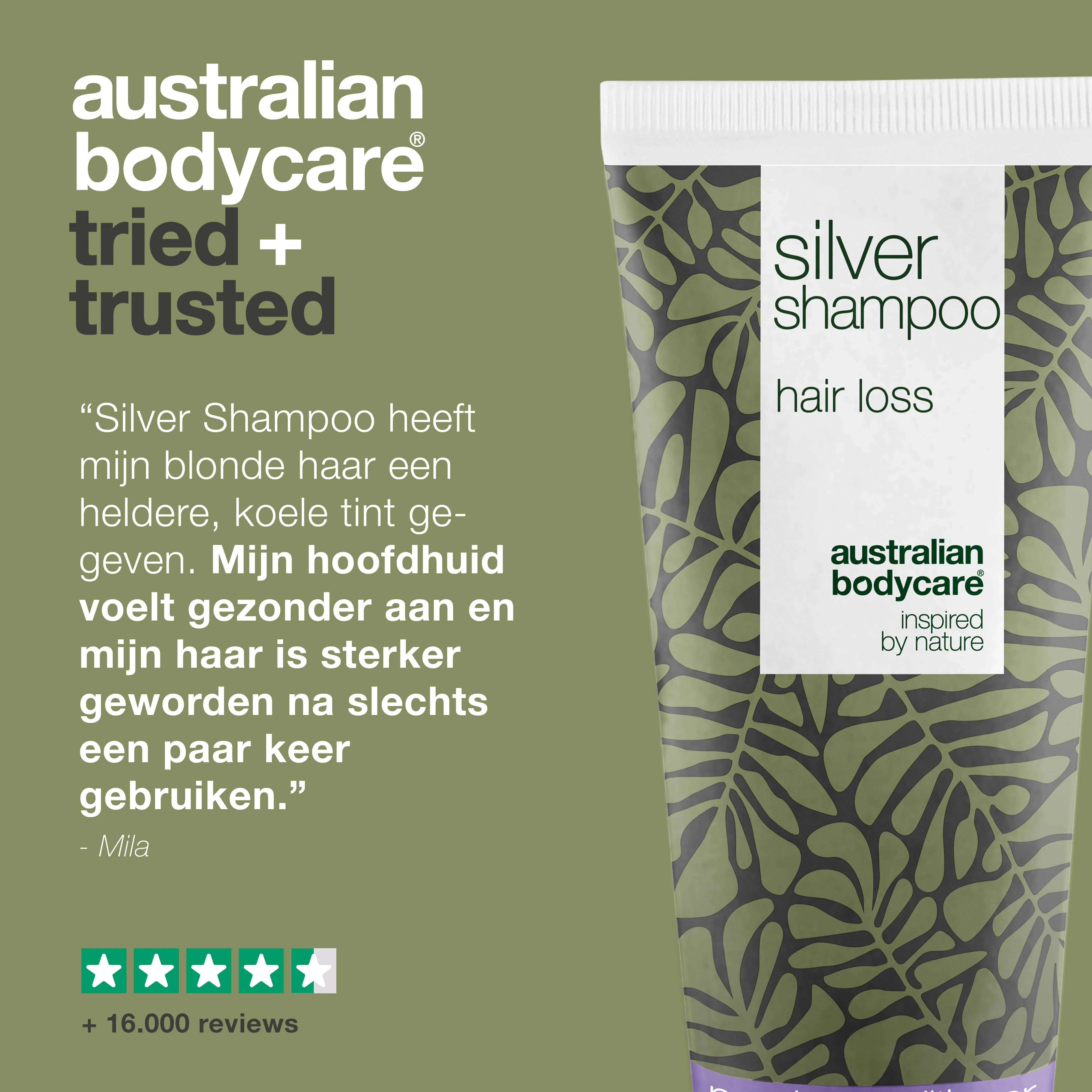 Silver Shampoo – Ondersteunt haargroei en verwijdert gele tonen — Neutraliseer gele tinten met Silver Shampoo. Versterkt en voedt het haar voor een stralende blonde of grijze look. - Image 5